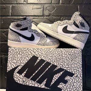 Nike High-Top Sneakers in Black and Gray